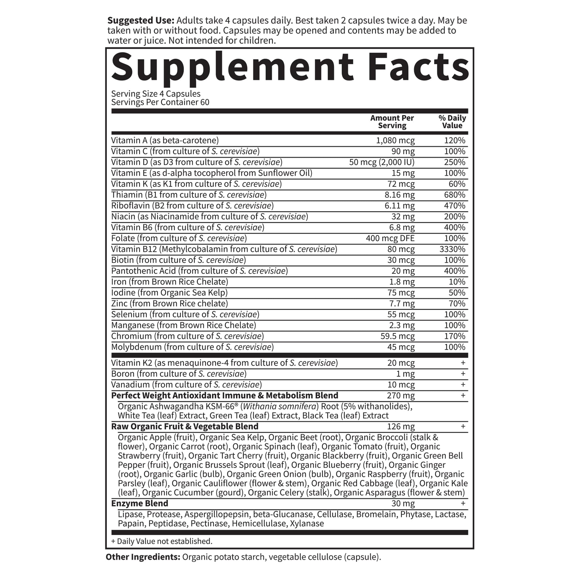 Garden of Life Multivitamin Code Perfect Weight Loss for Women and Men, Healthy Active Metabolism Garden of LifeBuy Supplements Australia