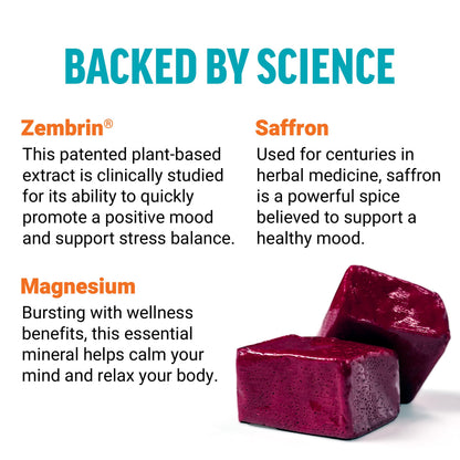 FORCE FACTOR Happy Mood, Mood Support and Mood Balance Supplement to Support Happiness, Positivity, and Stress, Made with Magnesium, Saffron, Zembrin, Non-GMO, Tropical Fruit Flavor, 30 Soft Chews Force FactorBuy Supplements Australia