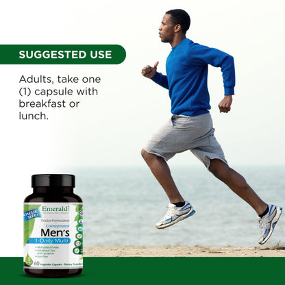 EMERALD LABS Men's 1 Daily Multi - Additive-Free Men's Multivitamin - Includes Lycopene, Zinc, Vitamin D3, & More EMERALD LABSBuy Supplements Australia
