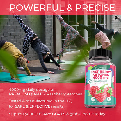 NUVIMI Raspberry Ketones 4000 mg Natural Dietary Food Supplement to Support Healthy NUVIMIBuy Supplements Australia