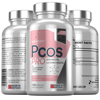 PCOS Pro - Ultra Premium Inositol PCOS Supplement (4X Extra Ingredients) Myo Inositol Insynergy LabsBuy Supplements Australia