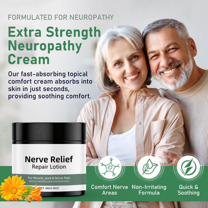 Vincofoo 2PC Nerve Relief Repair Lotion Cream, Neuropathy Lotion with Arnica, Deeply Moisturizes Skin, Keep Soft Smooth, Suitable for Muscle, Lumbar, Neck, Hands and Feet VincofooBuy Supplements Australia