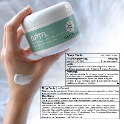 numm Cool Pain Relief Gel – Instant Cold Therapy for Joint & Muscle Pain, Strain & Soreness – Menthol Cream 8oz – Vegan, Alcohol-Free Cooling Relief for Post-Workout Recovery numm.Buy Supplements Australia