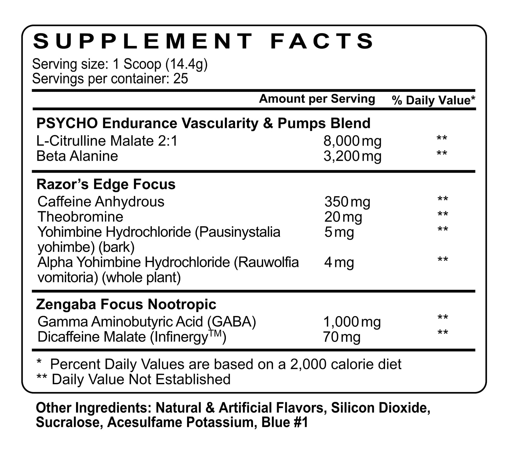 Psycho Pharma New Perfect Powders with Zengaba Energy Feel Good Focus #1 Strongest Psycho PharmaBuy Supplements Australia