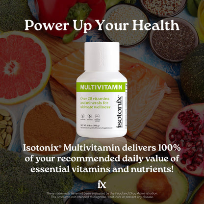 Isotonix Multivitamin Powder Without Iron – Methylated B Vitamins, Antioxidant & Mineral Support – Fast-Mix Isotonic Delivery – Vegetarian, Gluten-Free, Non-GMO – Natural Fruit Flavor – 90 Servings IsotonixBuy Supplements Australia