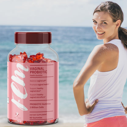 FEM Vaginal Probiotic Gummies for Women - Promotes pH Balance, Healthy Vaginal Odor & Urinary nutra4healthBuy Supplements Australia