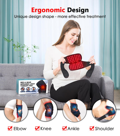 Red Light Therapy for Knee, Infrared Red Light Therapy Device Wrap Belt with 660nm Red Light RUISQMBuy Supplements Australia