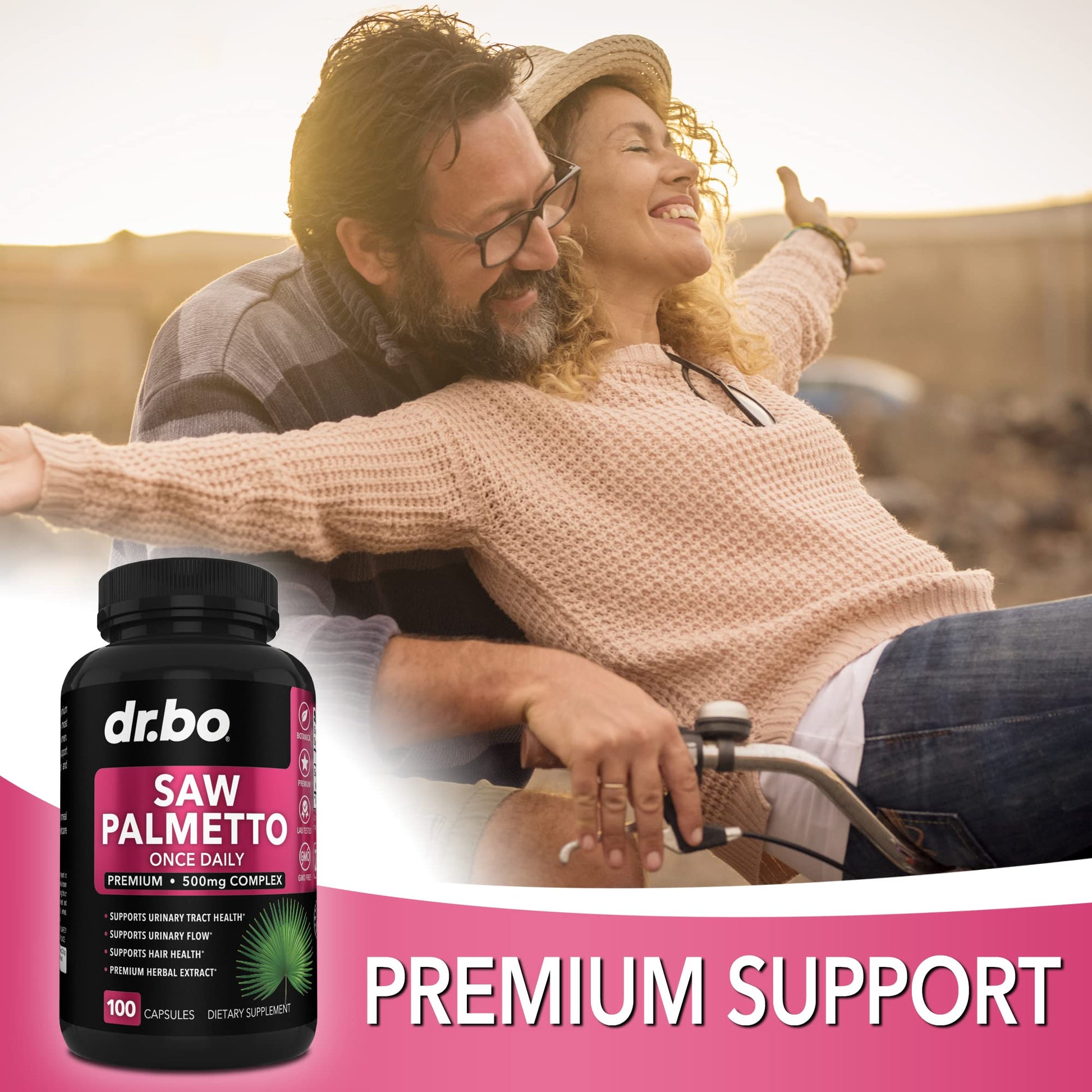 Saw Palmetto for Women Hair Loss - DHT Blocker for Women Hair Growth Plus Bladder DR. BOBuy Supplements Australia