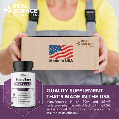 Real Science Nutrition ScleroEase Miracle Offers Relief to sufferers of Scleroderma, Supporting Flexible & Supple Skin, Comfortable Joint Movement, Comfortable Digestion, and Healthy Skin Real Science NutritionBuy Supplements Australia
