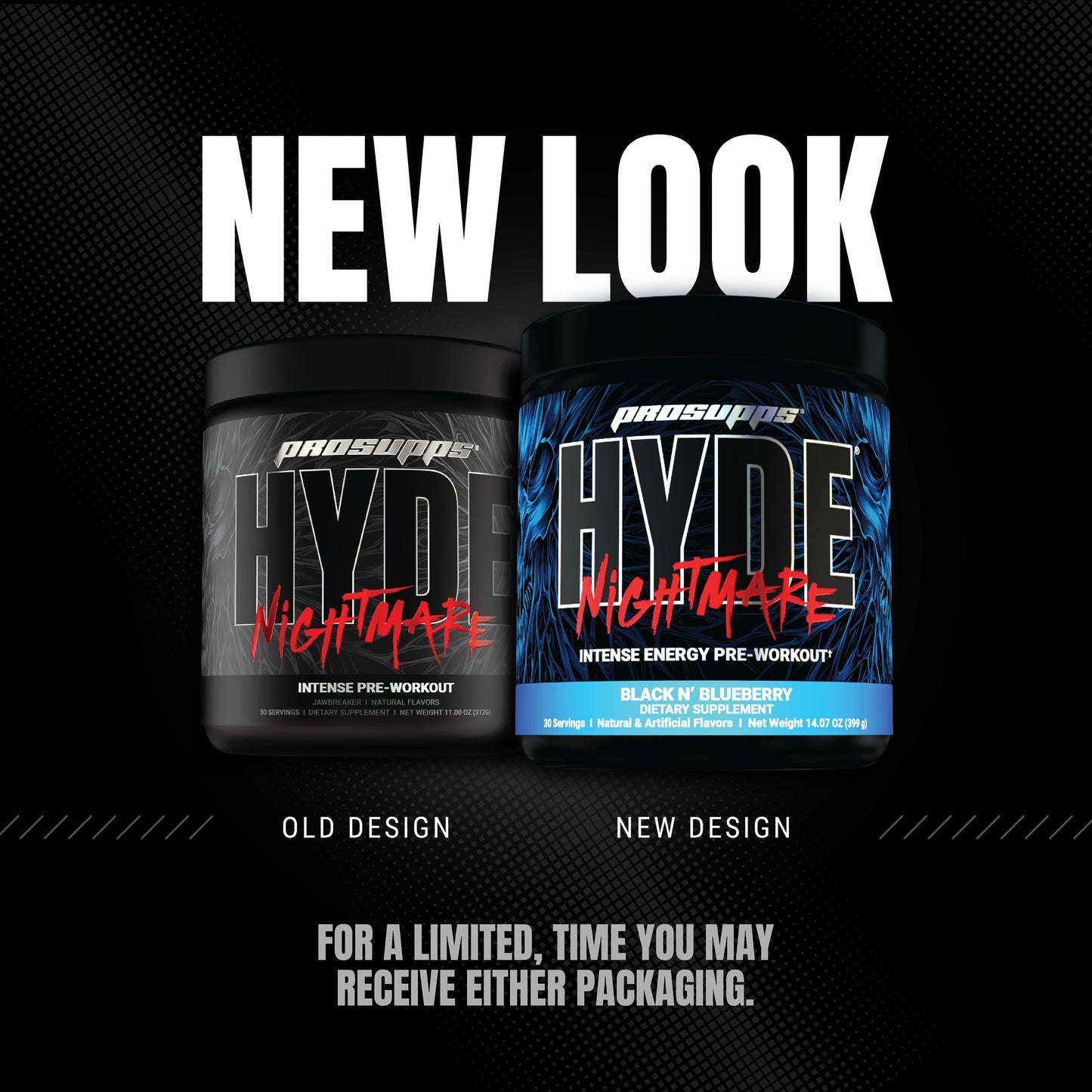 PROSUPPS Hyde Nightmare Pre-Workout Powder Energy Drink - Intense Energy, Mental PROSUPPSBuy Supplements Australia