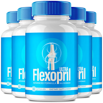 Flexopril Ultra Joint Support Capsules, Official Flexopril Supplement Pills, All-Natural Formula to Fortify Bones and Bolster Flexibility - Maximum Strength, FlexoprilUltra Pills Reviews (5 Pack) IDEAL PERFORMANCEBuy Supplements Australia