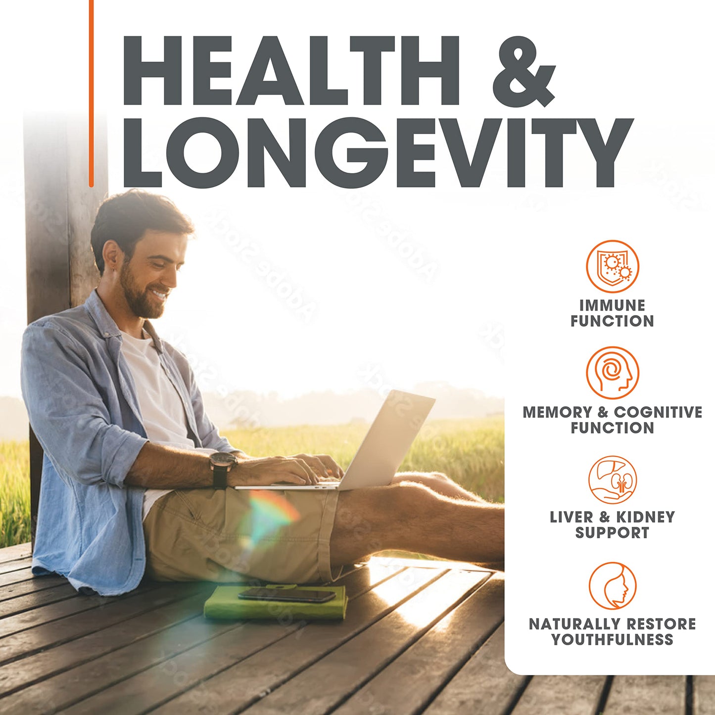 The Genius Brand - Lions Mane, Cordyceps and Reishi- Genius Mushroom The Genius BrandBuy Supplements Australia
