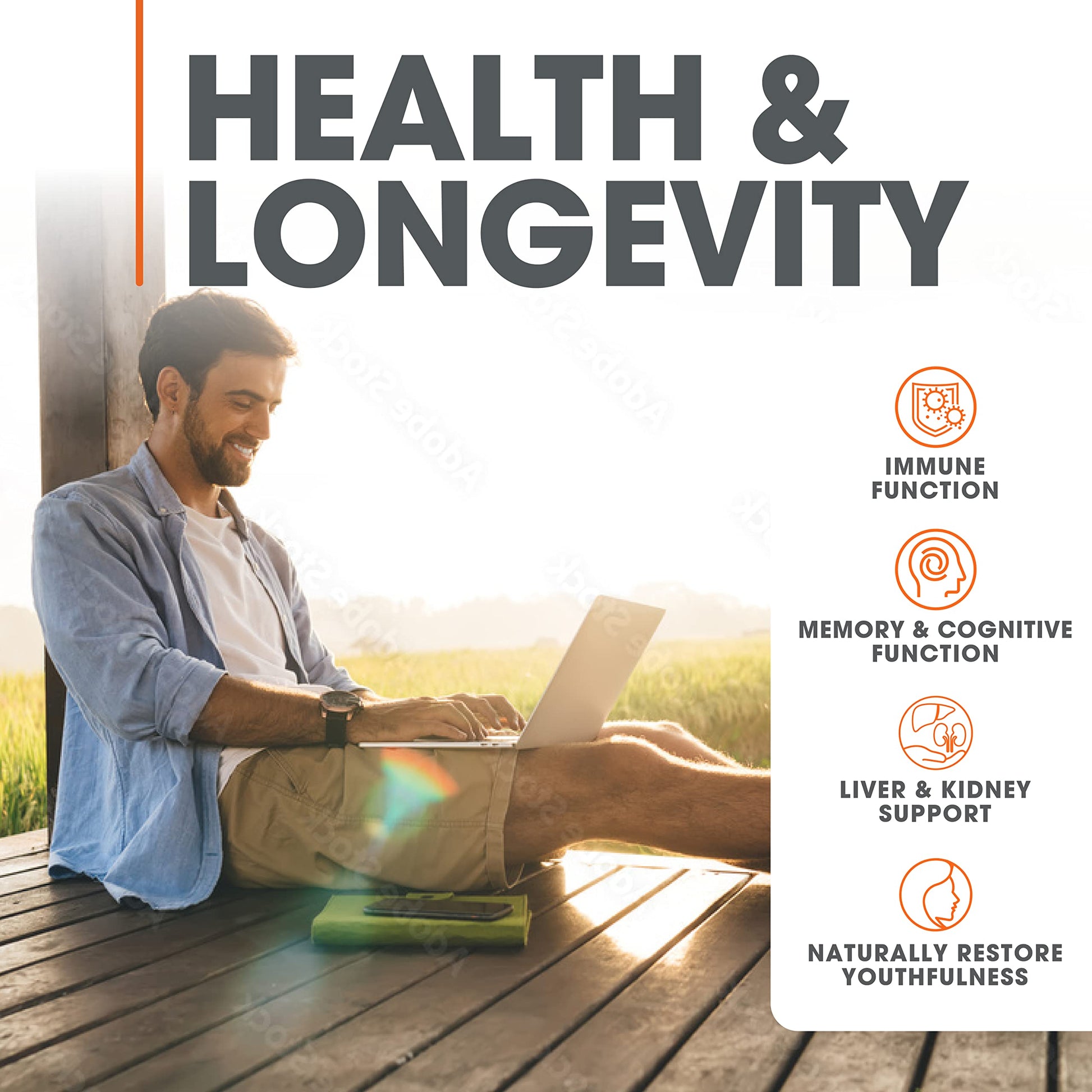 The Genius Brand - Lions Mane, Cordyceps and Reishi- Genius Mushroom The Genius BrandBuy Supplements Australia