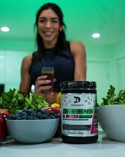 DRAGON PHARMA Greens and Reds, Over 23 Nutritious Superfoods, Reds and Vegetables, Optimal Health and Wellness (30 Servings, Original) DRAGON PHARMABuy Supplements Australia