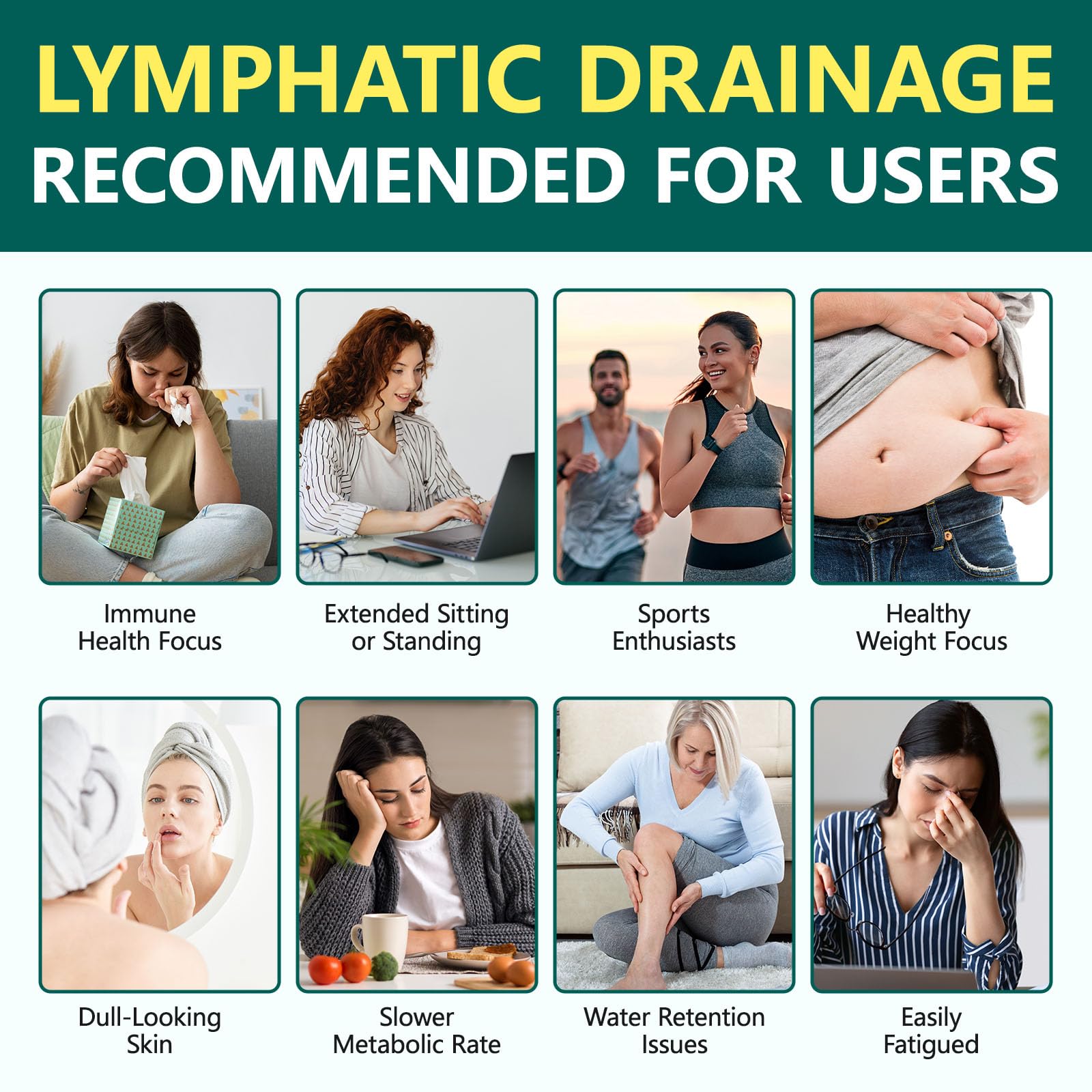 chenyayun Lymphatic Drainage Supplements, 240 Softfels, 21-in-1 Natural Herbal Blends with Echinacea, Dandelion, Burdock Root for Lymph System, Immune Support, Cleanse, Less Swelling/Bloating chenyayunBuy Supplements Australia