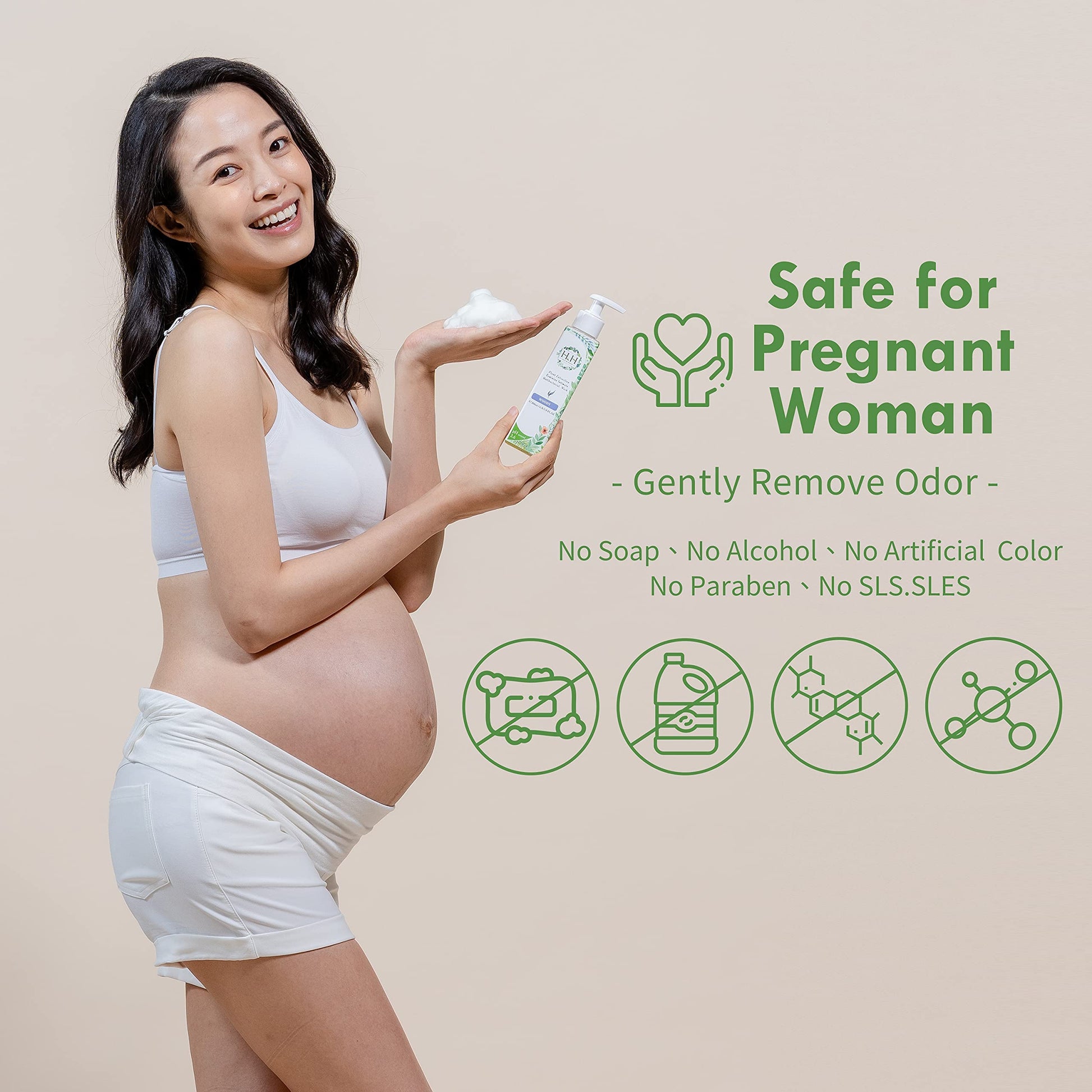 Feminine Wash+Panties Stain Remover Detergent - Natural Essential Oil Scent Vaginal Wash Women HH Herb & HealthBuy Supplements Australia