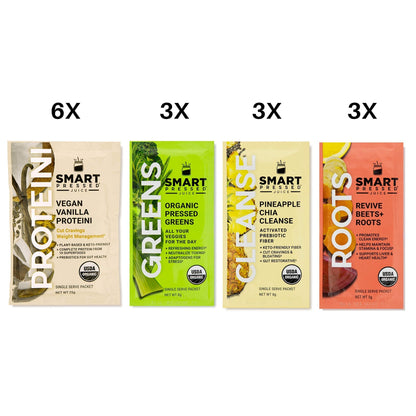 SMART Pressed Juice 3-Day Organic Juice Cleanse | Healthy Detox Program | Vegan Vanilla Protein SMART PressedBuy Supplements Australia