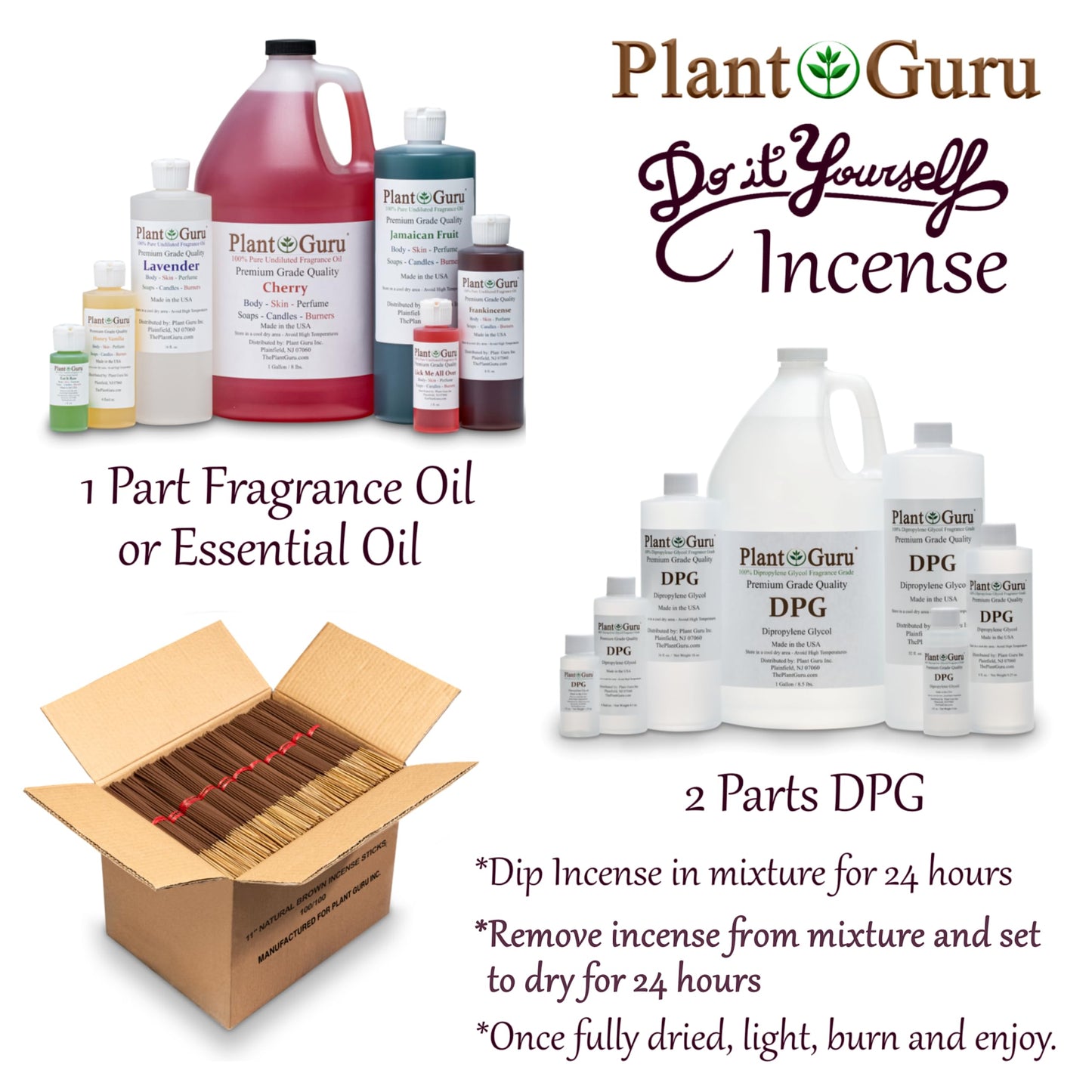 Dipropylene Glycol DPG 4 fl. oz. - Fragrance Grade Carrier Oil - Great for Incense Making Plant GuruBuy Supplements Australia