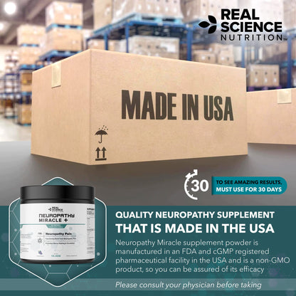 Real Science Nutrition Offers Neuropathy Miracle a Natural Powder Supplement to Improve Circulation and Provide Relief for Neuropathy Real Science NutritionBuy Supplements Australia