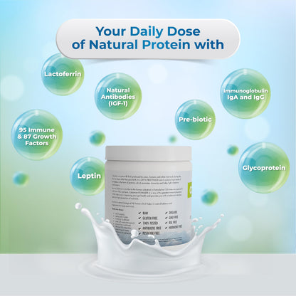 WELLNESS EXTRACT Bovine Colostrum Powder Rich in Protein & Lactoferrin- The True Certified Supplement for Immune Support, Gut Health, Muscle Growth - 150g WELLNESS EXTRACTBuy Supplements Australia