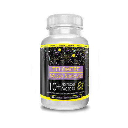 ACTIF Telomere Mega Support with 10+ Factors, Non-GMO, Telomerase and DNA Supplement for Energy, Memory and Anti-Aging, Made in USA, 60 Count ACTIFBuy Supplements Australia