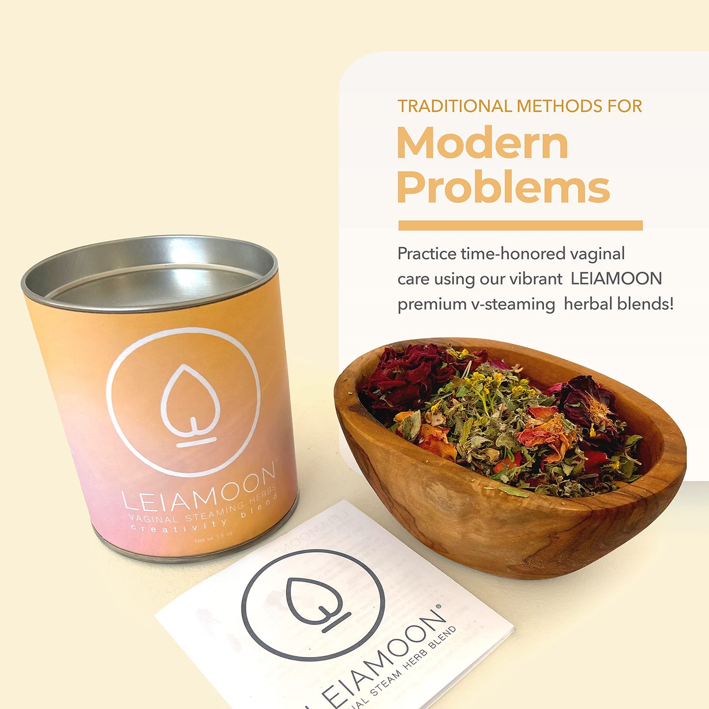 Yoni Steam Herbs Creativity Blend, Receptivity & Fertility Yoni Herbs for Cleansing and Toning LeiamoonBuy Supplements Australia