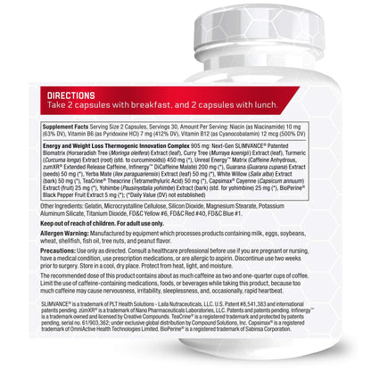 FORCE FACTOR LeanFire with Next-Gen SLIMVANCE Advanced Thermogenic Fat Burner Force FactorBuy Supplements Australia