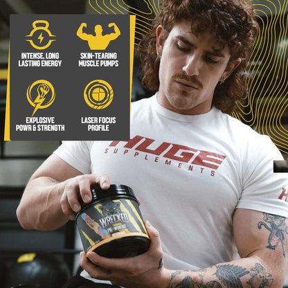 Huge Supplements Wrecked Pre-Workout, 30G+ Ingredients Per Serving to Boost Energy Huge SupplementsBuy Supplements Australia