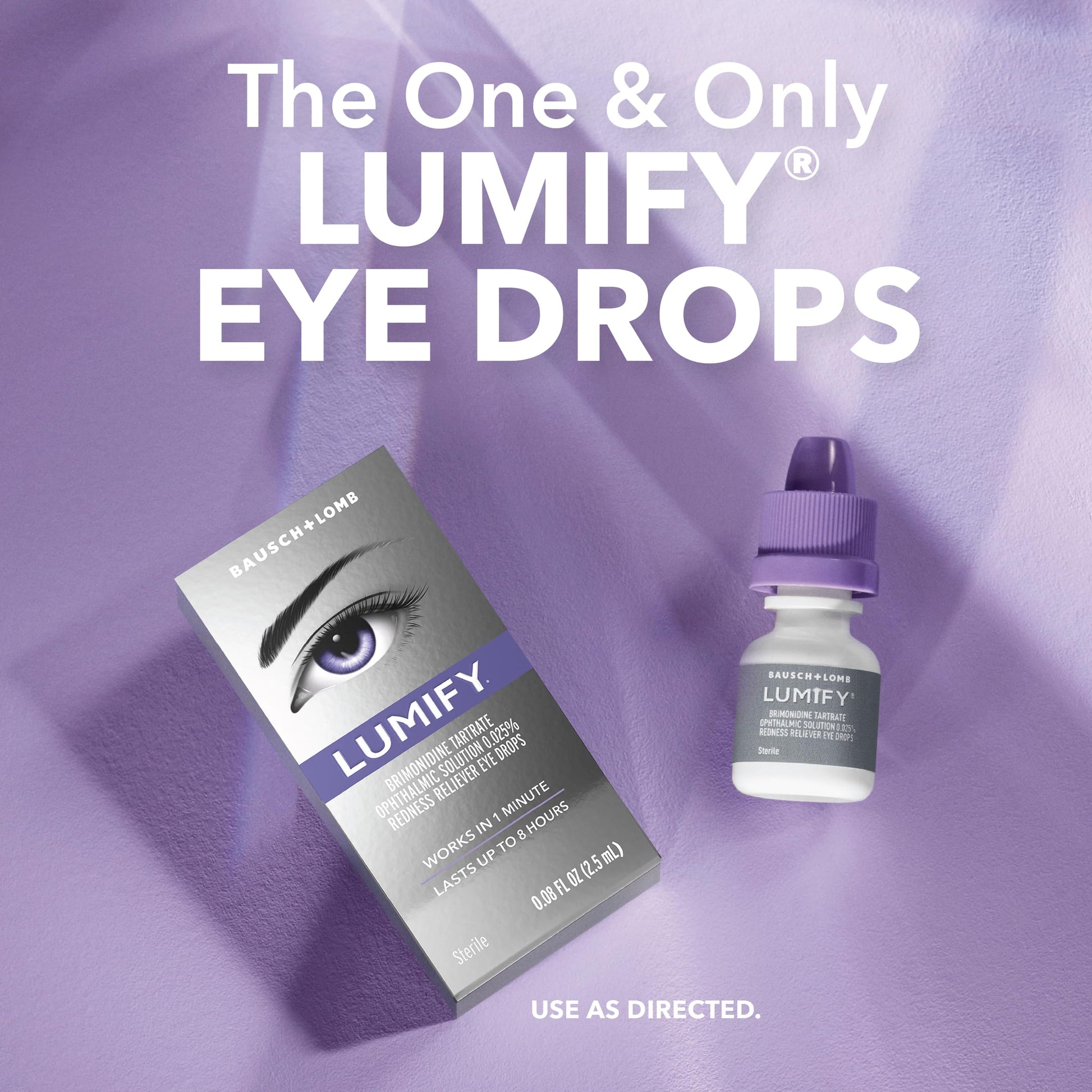 LUMIFY Eye Drops for Red Eyes, Redness Reliever for Brighter Looking Eyes, Works in 1 Minute & Lasts Up to 8 Hours, Eye Drops, 0.17 Fl Oz (5 mL) LUMIFY buy supplements Au