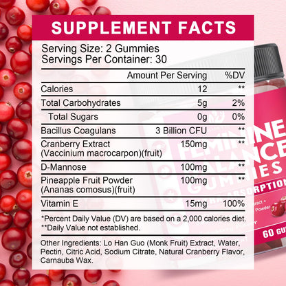 JIANKYTZ (2 Pack) Sugar Free Premium Feminine Balance Gummies for Women - Vaginal Health, Antioxidant, Digestive Health, PH Balance Support, Vaginal Probiotics for Women Gummies, Max Absorption JIANKYTZBuy Supplements Australia