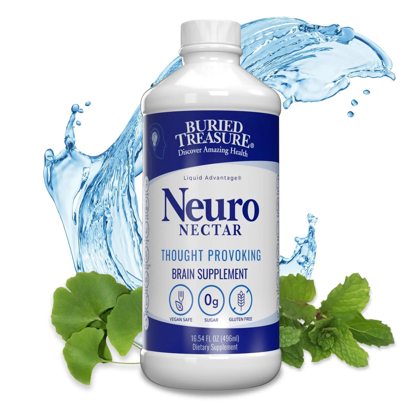 Buried Treasure Neuro Nectar Memory and Mental Focus Supplement 16 oz Buried TreasureBuy Supplements Australia