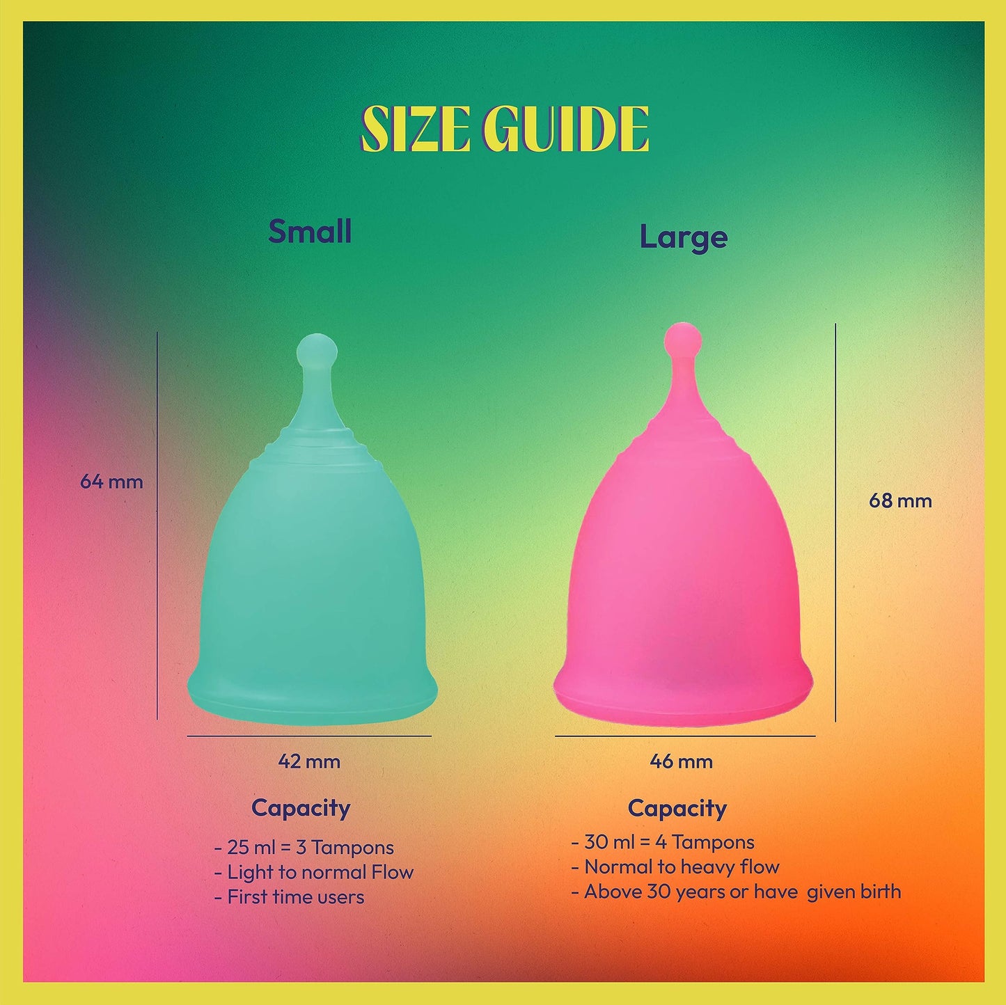 JAZZ Cup Soft Menstrual Cups – with Travel-Cotton Pouch – Reusable, 12-Hour Protection, 100% Medical JAZZ cupBuy Supplements Australia