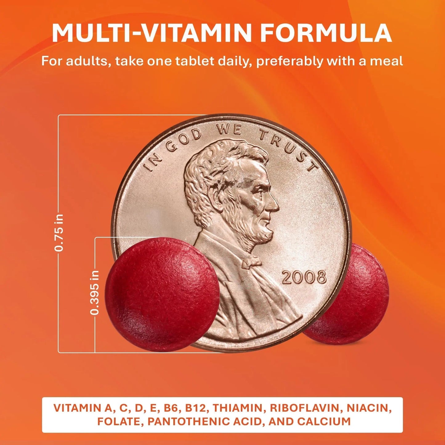 Rugby Daily-Vite Multivitamin Tablets, Gluten-Free Dietary Supplement for Adults, Supports Overall Health, No Artificial Flavors - 1000 Count (1 Pack) RUGBY LABORATORIES