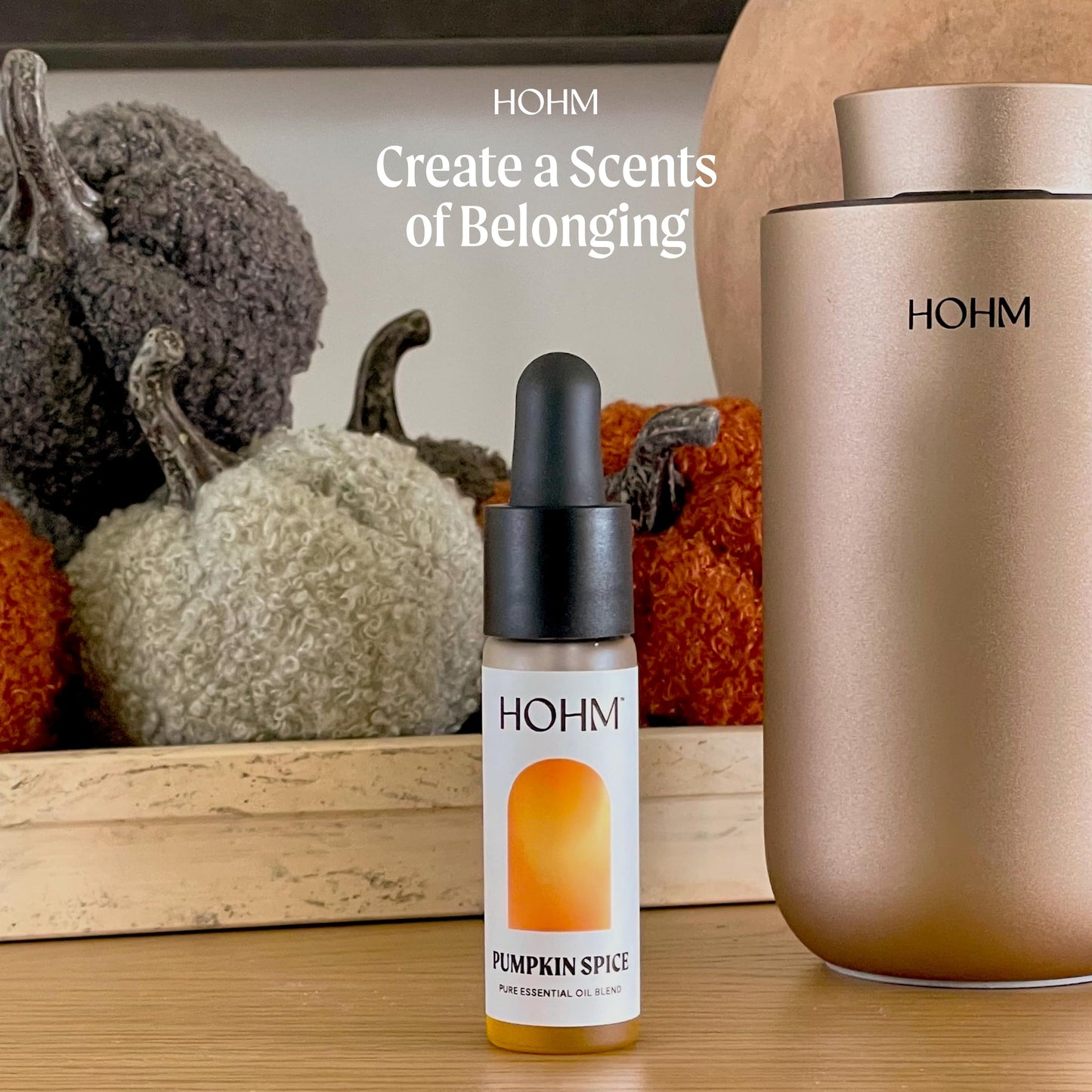 Hohm Pumpkin Spice Essential Oil Blend - Natural, Pure Essential Oil for Your Home Diffuser HohmBuy Supplements Australia