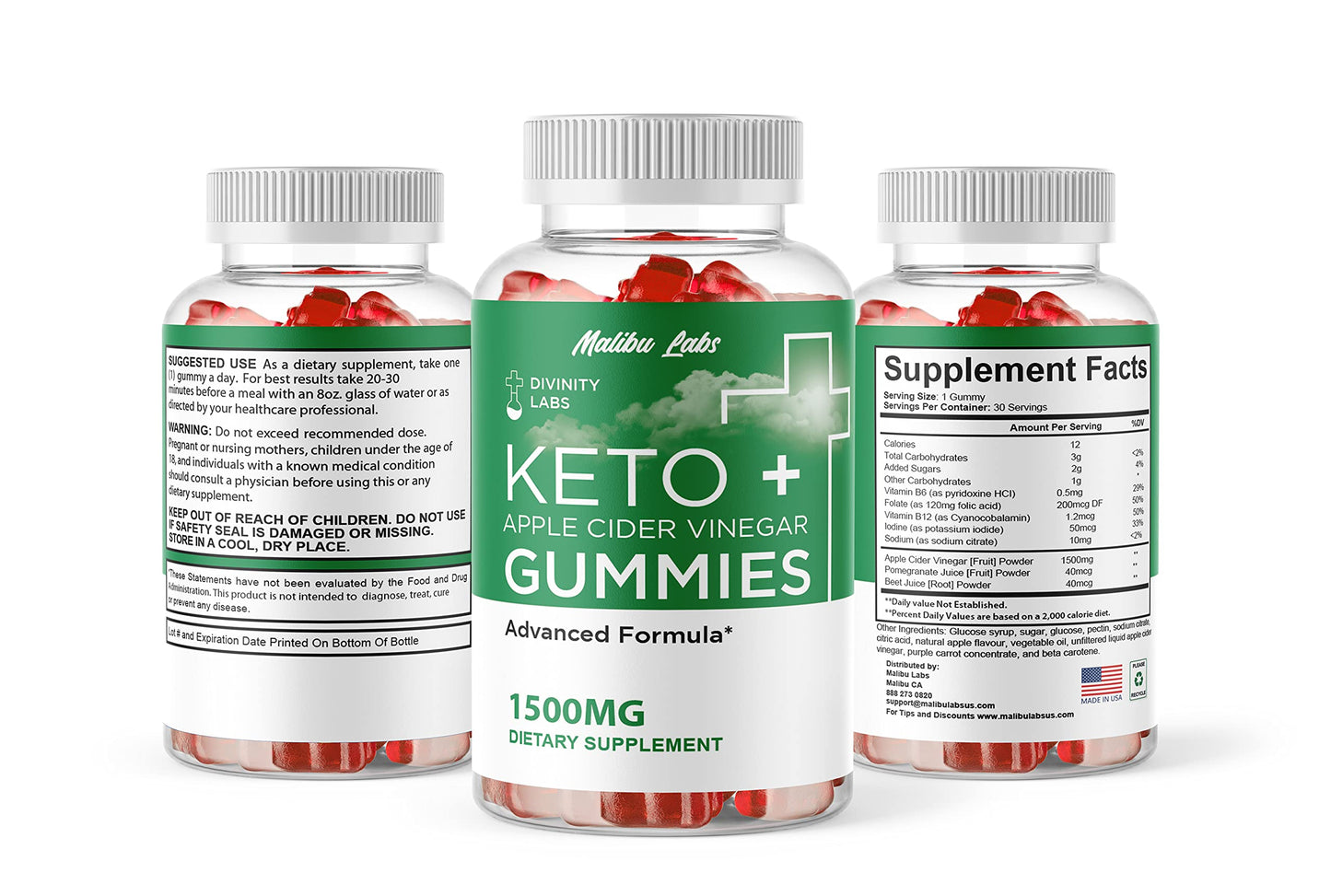 Divinity Labs Keto ACV Gummies, Apple Cider Vinegar Ketosis, New Strong Time Released Malibu LabsBuy Supplements Australia