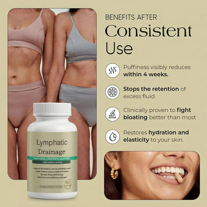 Megacephalus Lymphatic Drainage Capsules - New Maximum Potency Formula with Dandelion Extract, Cleavers Extract, Natural Ingredients, Vegan & Non-GMO, 60 Capsules (1) MegacephalusBuy Supplements Australia