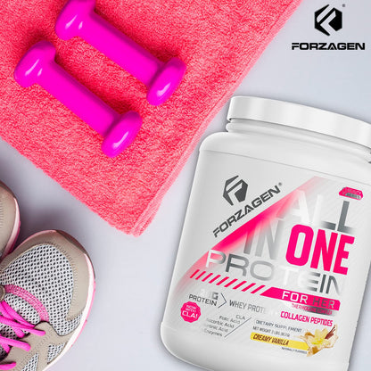 Forzagen All in One Protein for Her, Protein Powder for Women with Collagen Peptides ForzagenBuy Supplements Australia