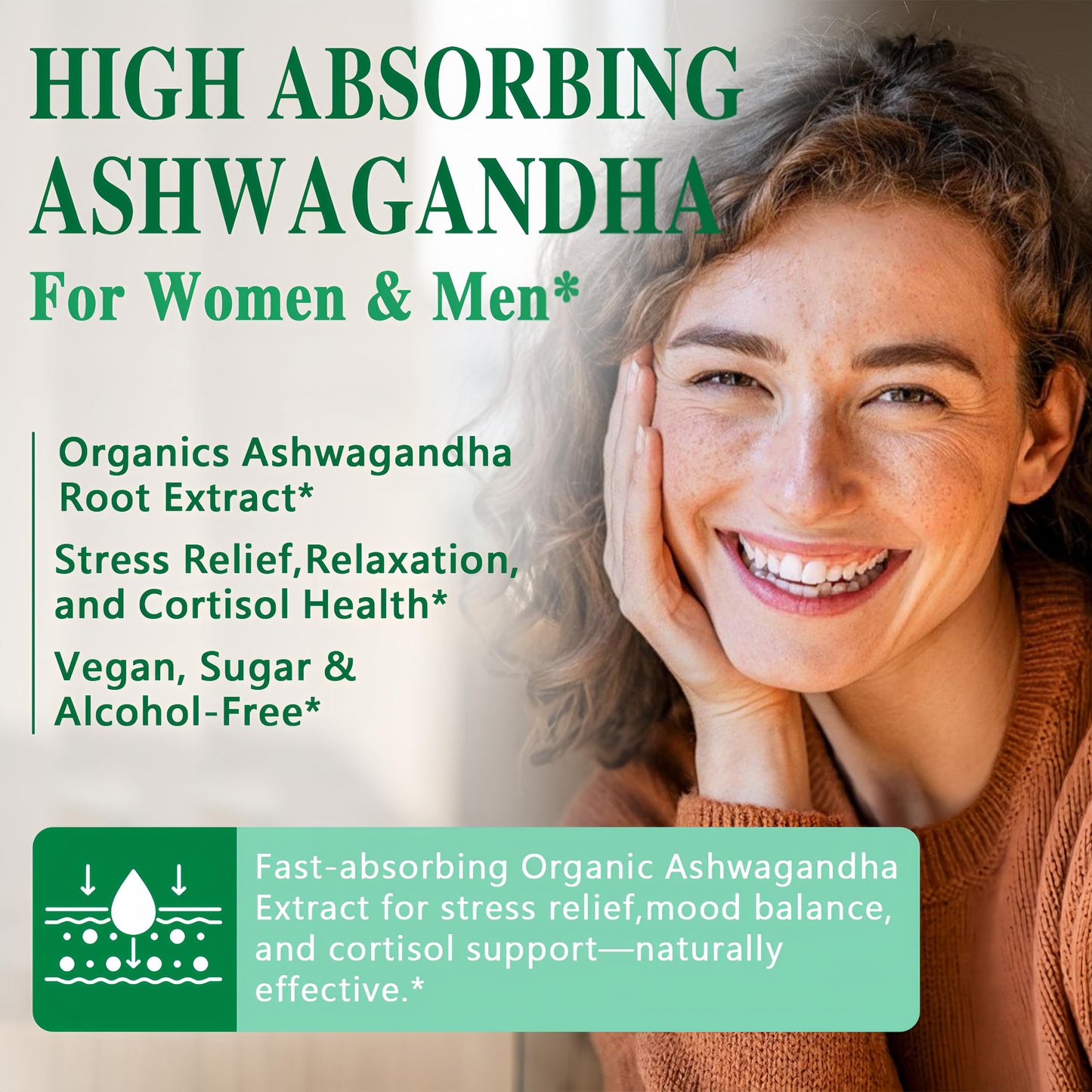Organic Ashwagandha Drops,High Absorption Ashwagandha Extract Tincture for Stress Relief,Relaxation,Cortisol Support,Ashwagandha for Women & Men with Magnesium,L Theanine,Black Seed Oil,Vegan,Non-GMO HZZYPLANTBuy Supplements Australia
