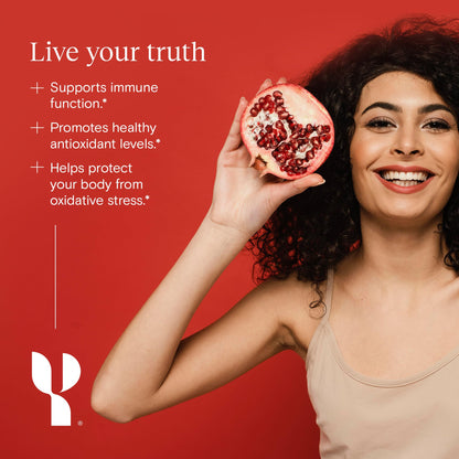 Yoli® Truth Antioxidant and Immune Support Supplement with Vitamin C, Botanicals, Superfruits, and Minerals - Pomegranate, 30 Packets YoliBuy Supplements Australia