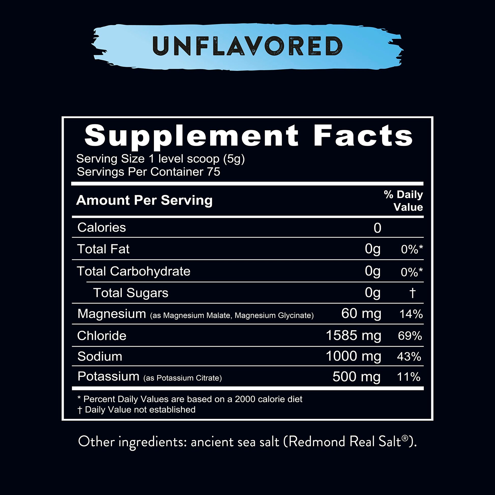 REDMOND Re-Lyte Hydration Electrolyte Mix (Unflavored) REDMONDBuy Supplements Australia