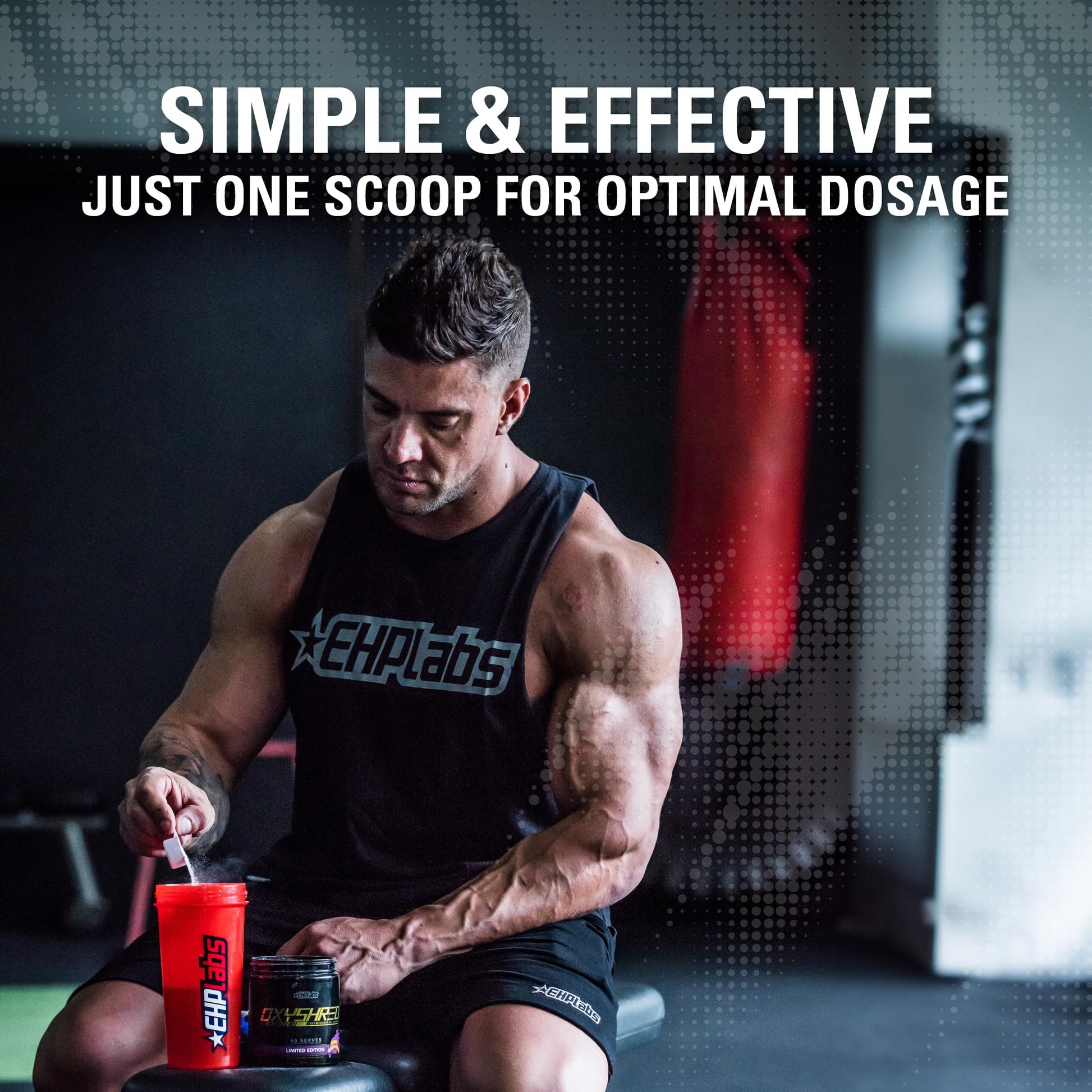 EHP Labs OxyShred Hardcore Thermogenic Shredder - Pre Workout Powder with L Glutamine EHP LabsBuy Supplements Australia