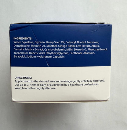 Neuropathy Cream - Maximum Strength - Arnica, MSM, Hemp Seed Oil, Ginkgo Biloba, Capsaicin - Non-Greasy with Cooling Effect - Value Pack - Natural Ingredients - Formulated in USA ArvesaBuy Supplements Australia