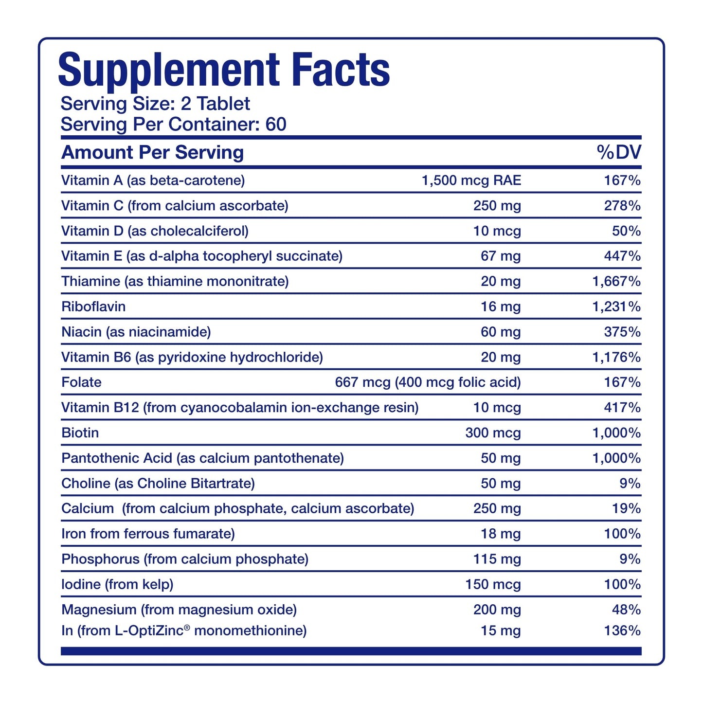 30-In-1 Adult Multivitamin with Iron - Antioxidant Rich Over 50 Multivitamin for Women and Men with Vitamins A C D E B Complex Zinc Magnesium Myo Inositol Citrus Bioflavonoids & More - 1 Month Supply Anabolic LaboratoriesBuy Supplements Australia
