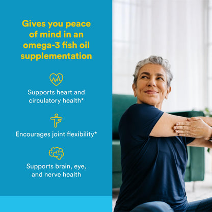 Natural Factors RxOmega-3 Ultra Strength - Brain & Heart Health Support - Eye Health Supplement with EPA & DHA - Supplement with Omega-3 Fatty Acids - 150 Softgels (75 Servings) Natural FactorsBuy Supplements Australia
