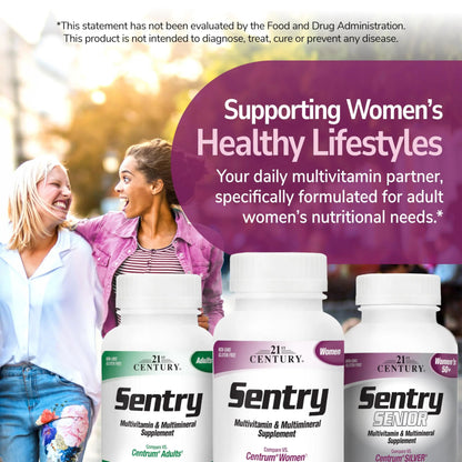 21st Century Sentry Women Multivitamin Tablets, 120 Count 21st CenturyBuy Supplements Australia