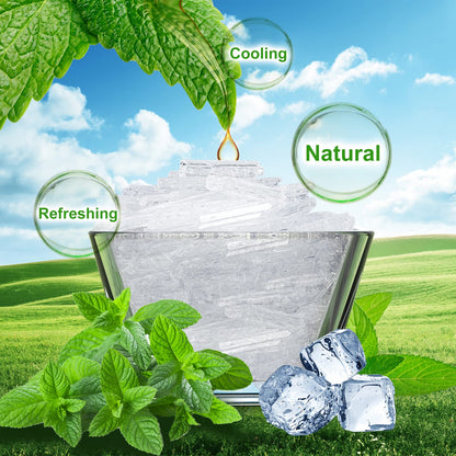 Viktairy Menthol Crystals 2 oz, 100% Pure Organic Mint Crystals | Great for Making Shower Steamers ViktairyBuy Supplements Australia