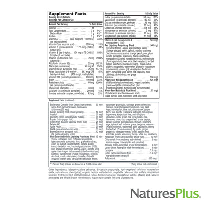 NaturesPlus Source of Life Green & Red Multivitamin - 90 Tablets - with Concentrated Whole Foods - Vegetarian, Gluten Free - 30 Servings NaturesPlusBuy Supplements Australia