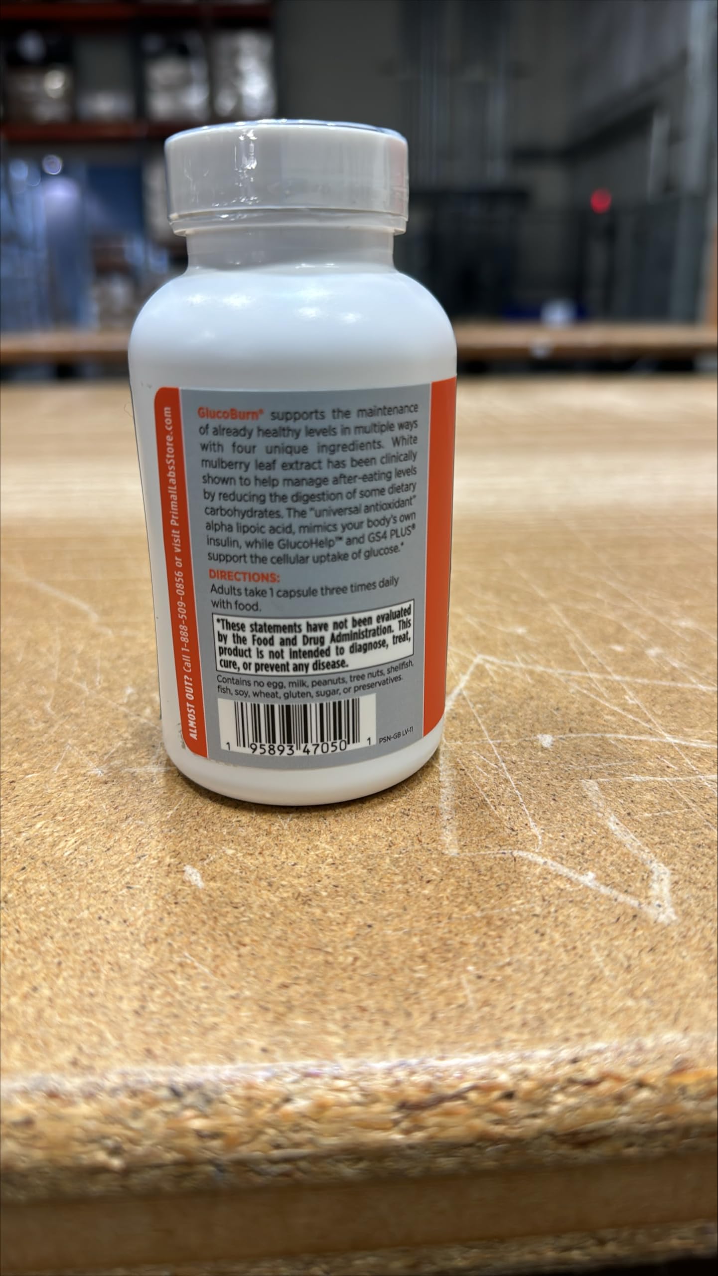 Primal Labs GlucoBurn Support Supplement with White Mulberry Leaf Extract and Alpha Lipoic Acid, 90 Veg capsules Primal LabsBuy Supplements Australia