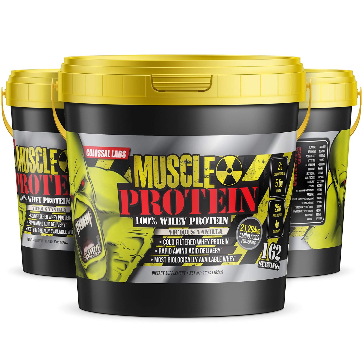COLOSSAL LABS Muscle Protein Whey Powder [12 lbs/Pack of 1]–Chocolate Protein COLOSSAL LABSBuy Supplements Australia